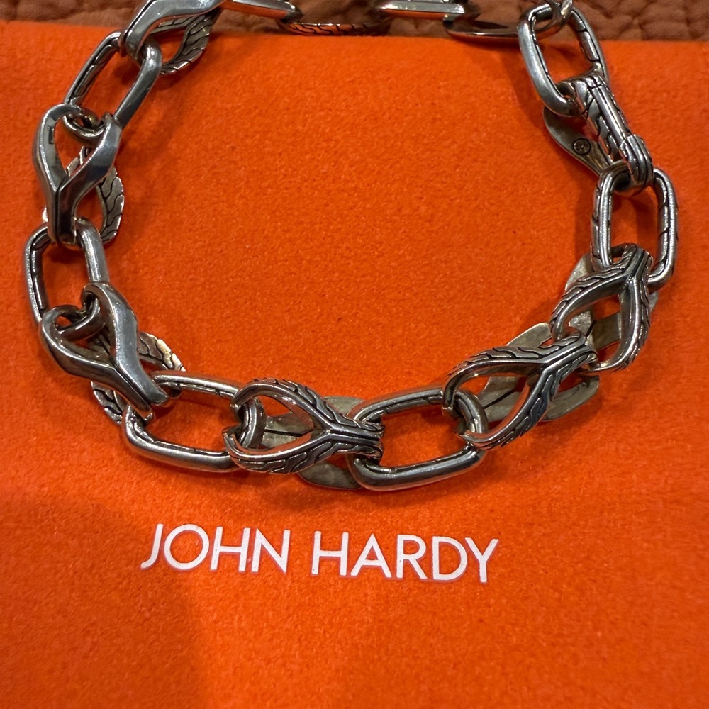 John Hardy Silver Men's Link Bracelet